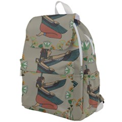 Egyptian Woman Wing Top Flap Backpack by Wav3s