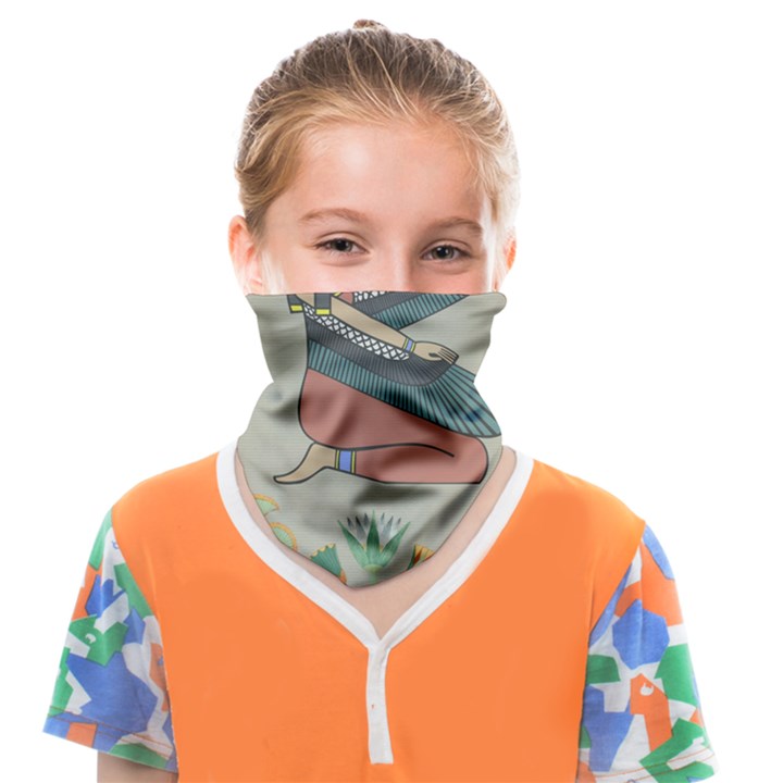 Egyptian woman wing Face Covering Bandana (Kids)