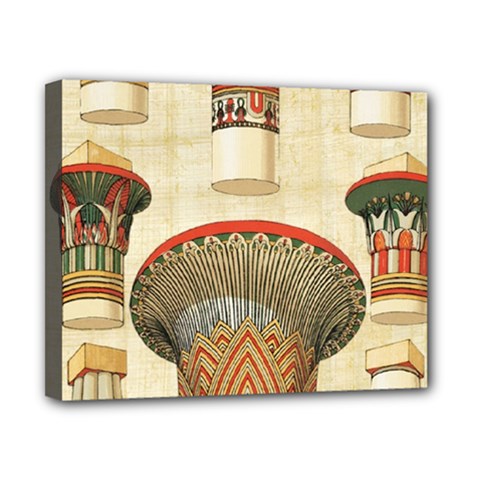 Egyptian Architecture Column Canvas 10  X 8  (stretched) by Wav3s