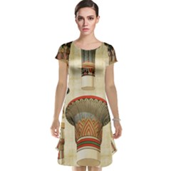 Egyptian Architecture Column Cap Sleeve Nightdress by Wav3s