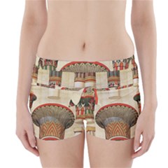 Egyptian Architecture Column Boyleg Bikini Wrap Bottoms by Wav3s