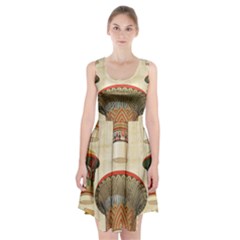 Egyptian Architecture Column Racerback Midi Dress by Wav3s