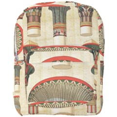 Egyptian Architecture Column Full Print Backpack by Wav3s