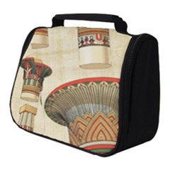 Egyptian Architecture Column Full Print Travel Pouch (small) by Wav3s