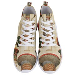 Egyptian Architecture Column Men s Lightweight High Top Sneakers by Wav3s