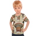 Egyptian architecture column Kids  Sports Tee View1