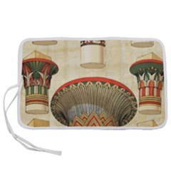 Egyptian Architecture Column Pen Storage Case (s) by Wav3s