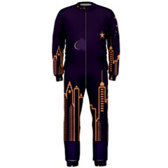 Skyscraper-town-urban-towers Onepiece Jumpsuit (men) by Wav3s