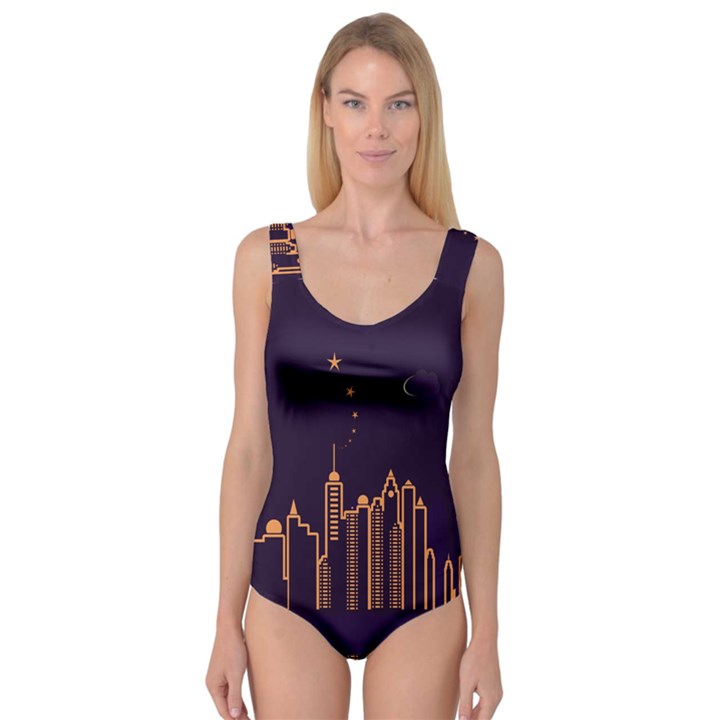 Skyscraper-town-urban-towers Princess Tank Leotard 