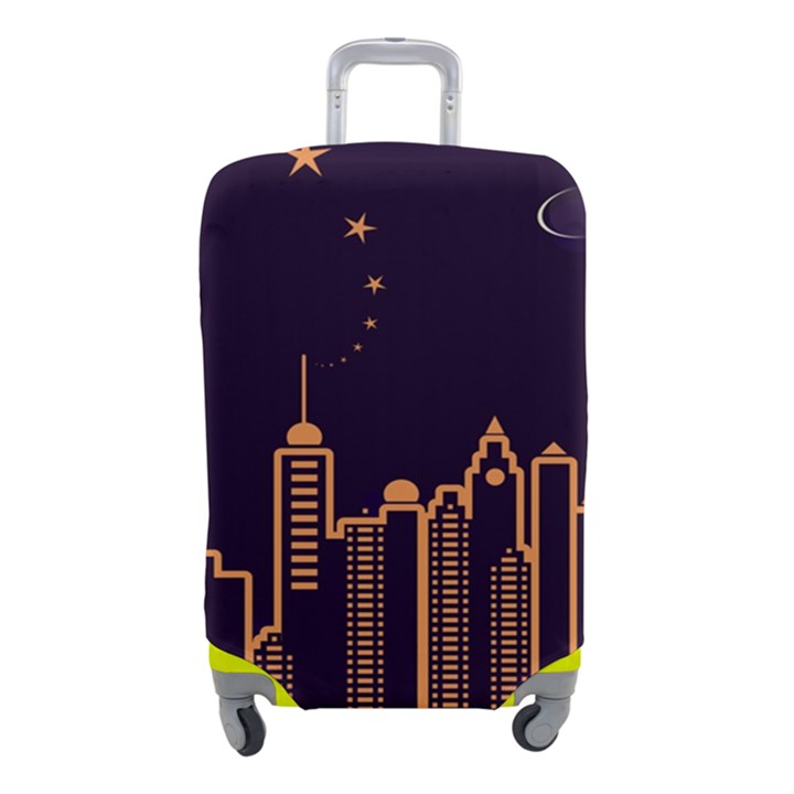 Skyscraper-town-urban-towers Luggage Cover (Small)