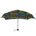 Red-yellow-blue-green-purple Mini Folding Umbrellas View3