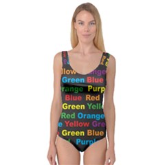 Red-yellow-blue-green-purple Princess Tank Leotard  by Wav3s