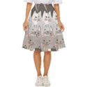 Cute Cats Seamless Pattern Classic Short Skirt View1