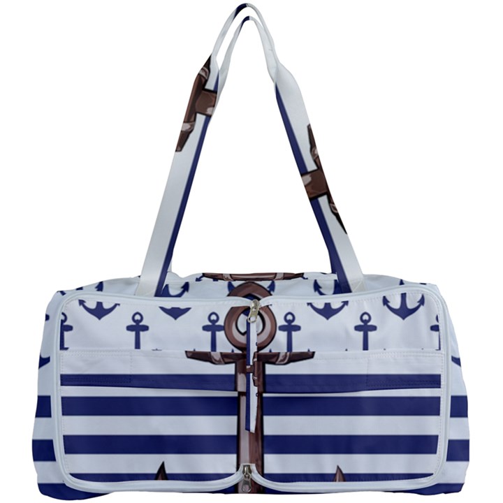 Anchor-background-design Multi Function Bag