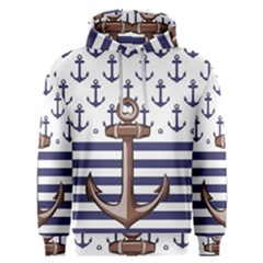 Anchor-background-design Men s Overhead Hoodie by Wav3s