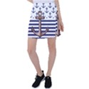 Anchor-background-design Tennis Skirt View1