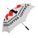 I love American coffee Straight Umbrellas View2