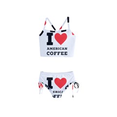 I Love American Coffee Girls  Tankini Swimsuit by ilovewhateva