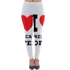 I Love American Coffee Lightweight Velour Leggings by ilovewhateva