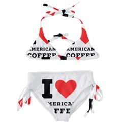 I Love American Coffee Kids  Classic Bikini Set by ilovewhateva