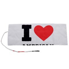 I Love American Coffee Roll Up Canvas Pencil Holder (s) by ilovewhateva