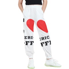 I Love American Coffee Kids  Elastic Waist Pants by ilovewhateva