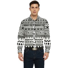 Boho-style-pattern Men s Long Sleeve  Shirt