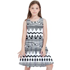 Boho-style-pattern Kids  Skater Dress