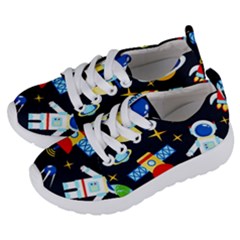 Space Seamless Pattern Kids  Lightweight Sports Shoes by Wav3s