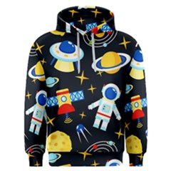 Space Seamless Pattern Men s Overhead Hoodie by Wav3s