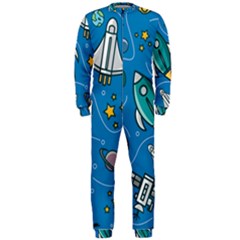 About-space-seamless-pattern Onepiece Jumpsuit (men) by Wav3s