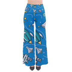 About-space-seamless-pattern So Vintage Palazzo Pants by Wav3s