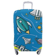 About-space-seamless-pattern Luggage Cover (medium) by Wav3s