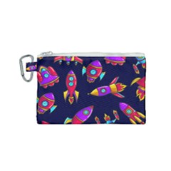 Space-patterns Canvas Cosmetic Bag (small)