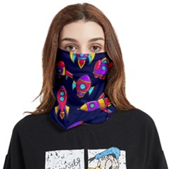 Space-patterns Face Covering Bandana (two Sides) by Wav3s