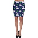 Swan-pattern-elegant-design Bodycon Skirt View1