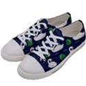 Swan-pattern-elegant-design Men s Low Top Canvas Sneakers View2