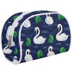 Swan-pattern-elegant-design Make Up Case (large) by Wav3s