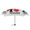 I love mocha coffee Mini Folding Umbrellas View3