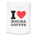 I love mocha coffee Medium Tapestry View1