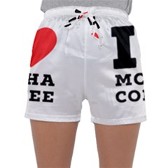 I Love Mocha Coffee Sleepwear Shorts by ilovewhateva