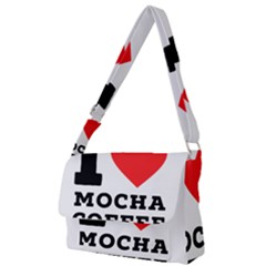 I Love Mocha Coffee Full Print Messenger Bag (s) by ilovewhateva