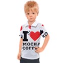 I love mocha coffee Kids  Polo Tee View1