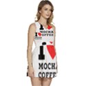 I love mocha coffee Sleeveless High Waist Mini Dress View3