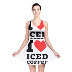 I Love Iced Coffee Reversible Skater Dress by ilovewhateva