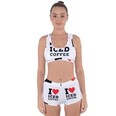 I Love Iced Coffee Racerback Boyleg Bikini Set by ilovewhateva