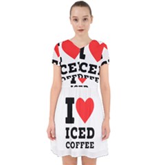 I Love Iced Coffee Adorable In Chiffon Dress by ilovewhateva