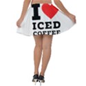 I love iced coffee Velvet Skater Skirt View2