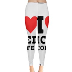 I Love Iced Coffee Inside Out Leggings by ilovewhateva