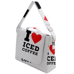 I Love Iced Coffee Box Up Messenger Bag by ilovewhateva